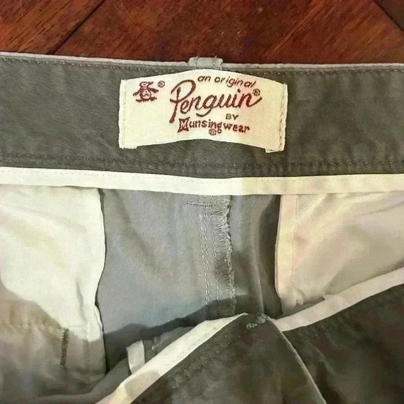 Men’s Original Penguin Gray Chino Straight Leg Pants Size 34/32 - Picture 3 of 8